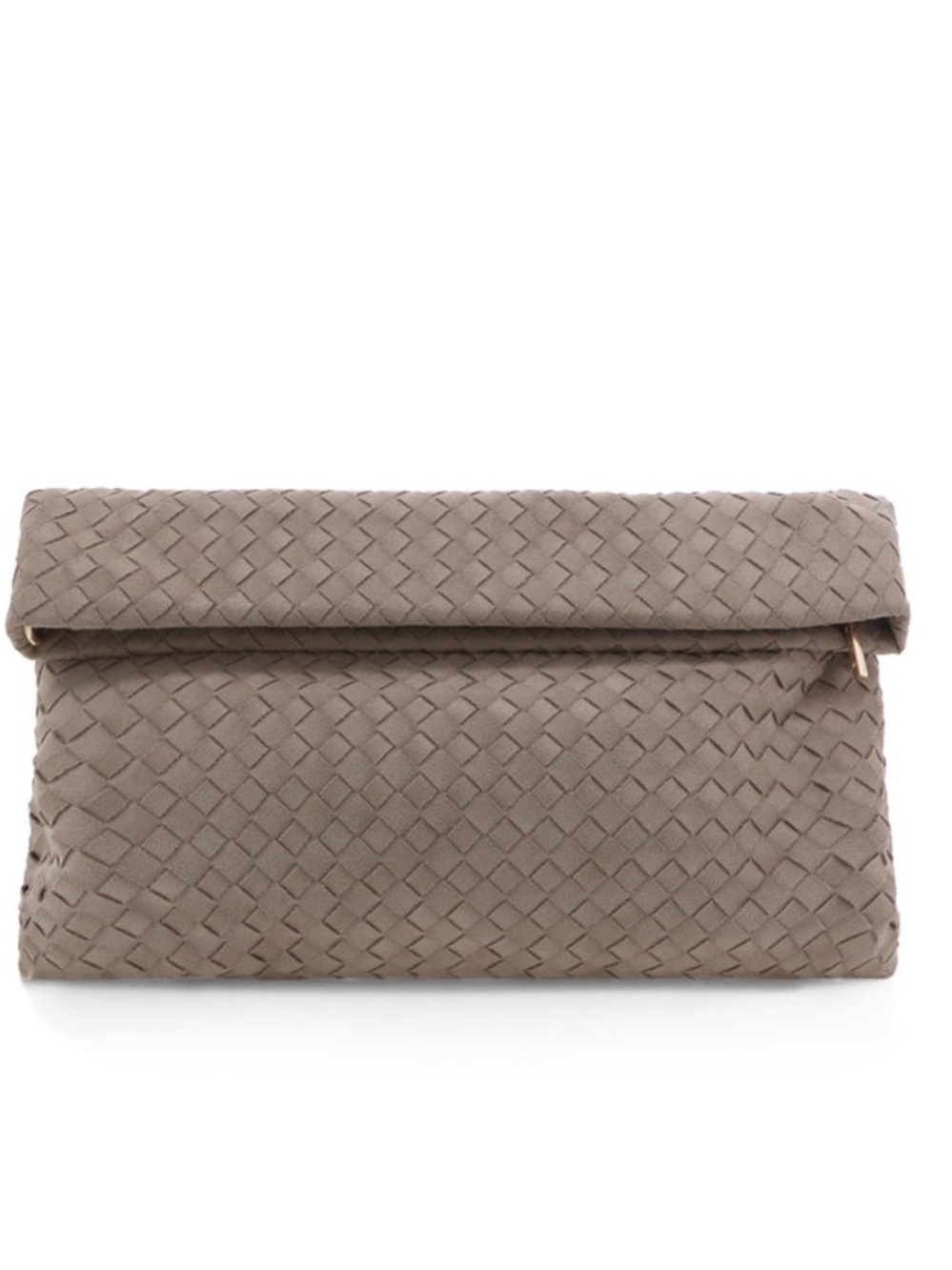 Alicia Clutch Bag Oat Suede